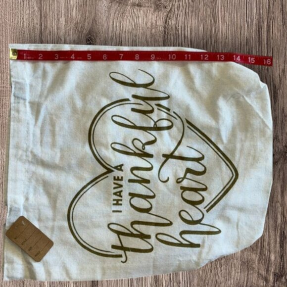 I Have a Thankful Heart Tote Bag - Picture 4 of 4
